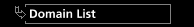 Domain List